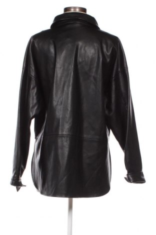 Γυναικείο δερμάτινο μπουφάν Monki, Μέγεθος XL, Χρώμα Μαύρο, Τιμή 19,49 €