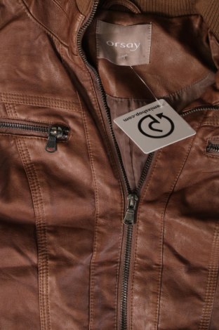 Dámska kožená bunda  Orsay, Veľkosť XS, Farba Hnedá, Cena  26,39 €