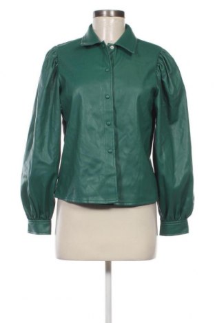 Damen Lederjacke Pimkie, Größe S, Farbe Grün, Preis 15,35 €
