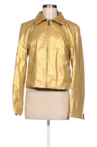 Dámská kožená bunda  Q/S by S.Oliver, Velikost L, Barva Zlatistá, Cena  430,00 Kč