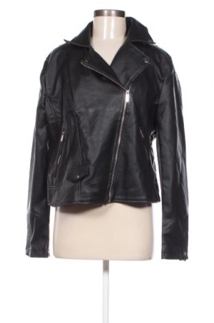 Γυναικείο δερμάτινο μπουφάν Reserved, Μέγεθος XL, Χρώμα Μαύρο, Τιμή 17,03 €