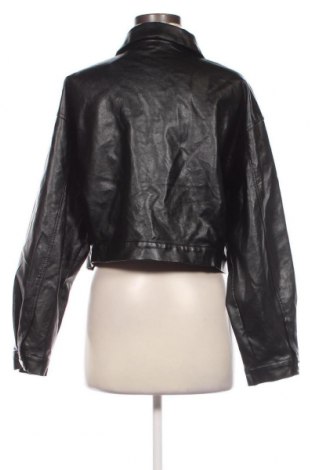 Γυναικείο δερμάτινο μπουφάν SHEIN, Μέγεθος XL, Χρώμα Μαύρο, Τιμή 19,70 €