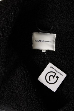 Γυναικείο δερμάτινο μπουφάν Tom Tailor, Μέγεθος M, Χρώμα Μαύρο, Τιμή 31,32 €