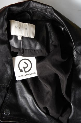 Dámska kožená bunda  VILA, Veľkosť XL, Farba Čierna, Cena  11,86 €