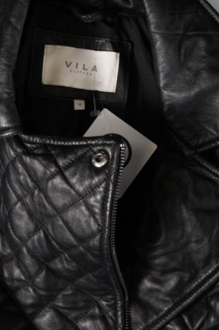 Dámska kožená bunda  VILA, Veľkosť S, Farba Čierna, Cena  70,59 €