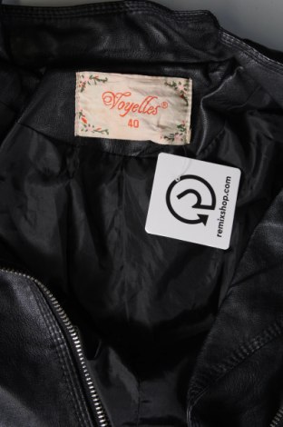 Dámska kožená bunda  Voyelles, Veľkosť M, Farba Čierna, Cena  27,78 €