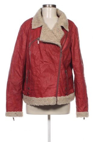 Dámská kožená bunda  Yessica, Velikost XL, Barva Červená, Cena  1 450,00 Kč