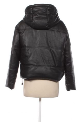 Дамско кожено яке Zara, Размер XS, Цвят Черен, Цена 41,00 лв.