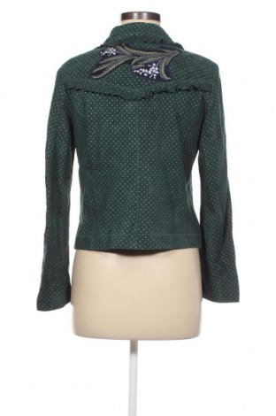 Dámska kožená bunda  Zara, Veľkosť M, Farba Zelená, Cena  70,32 €