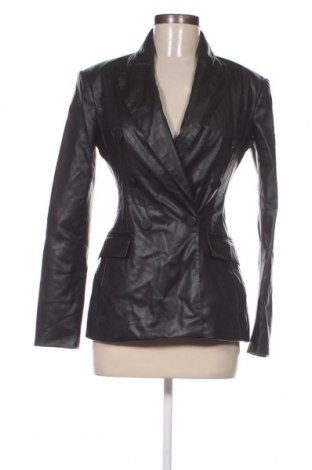 Γυναικείο δερμάτινο μπουφάν Zara, Μέγεθος XS, Χρώμα Μαύρο, Τιμή 20,29 €