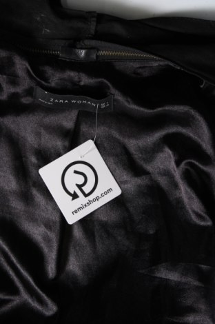 Dámska kožená bunda  Zara, Veľkosť L, Farba Čierna, Cena  31,88 €