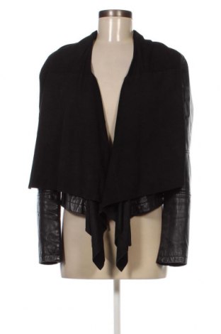 Γυναικείο δερμάτινο μπουφάν Zara, Μέγεθος L, Χρώμα Μαύρο, Τιμή 33,24 €