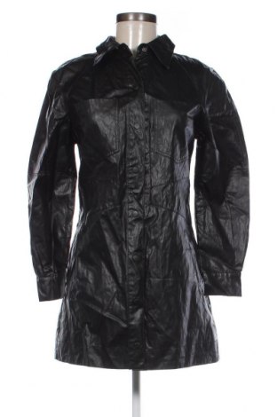 Γυναικείο δερμάτινο μπουφάν Zara, Μέγεθος S, Χρώμα Μαύρο, Τιμή 14,26 €