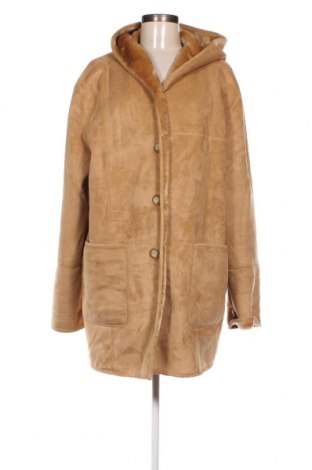 Дамско палто, Размер XXL, Цвят Бежов, Цена 58,85 лв.
