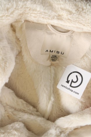 Дамско палто Amisu, Размер M, Цвят Бежов, Цена 66,34 лв.