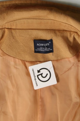 Дамско палто Aowofs, Размер M, Цвят Бежов, Цена 59,92 лв.