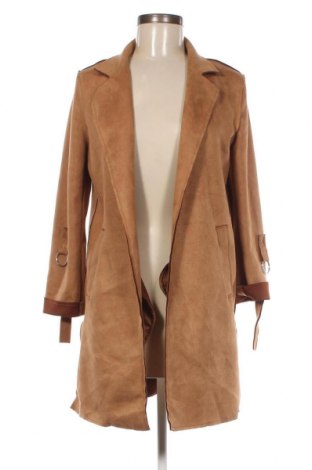 Γυναικείο παλτό Bershka, Μέγεθος XS, Χρώμα  Μπέζ, Τιμή 15,84 €