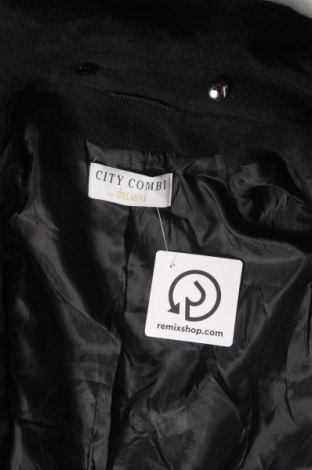 Γυναικείο παλτό Delmod, Μέγεθος M, Χρώμα Μαύρο, Τιμή 37,07 €