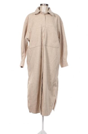 Дамско палто H&M, Размер M, Цвят Бежов, Цена 32,00 лв.