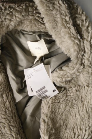 Palton de femei H&M, Mărime L, Culoare Verde, Preț 333,82 Lei