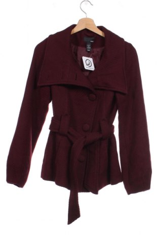Дамско палто H&M, Размер XS, Цвят Червен, Цена 80,27 лв.