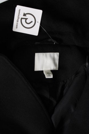 Дамско палто H&M, Размер S, Цвят Черен, Цена 66,34 лв.