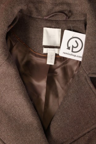Дамско палто H&M, Размер XS, Цвят Бежов, Цена 58,85 лв.