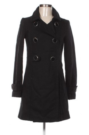 Дамско палто H&M Divided, Размер S, Цвят Черен, Цена 59,92 лв.