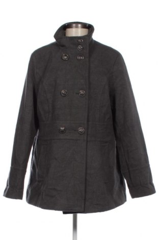 Дамско палто Liz Claiborne, Размер XL, Цвят Сив, Цена 56,71 лв.