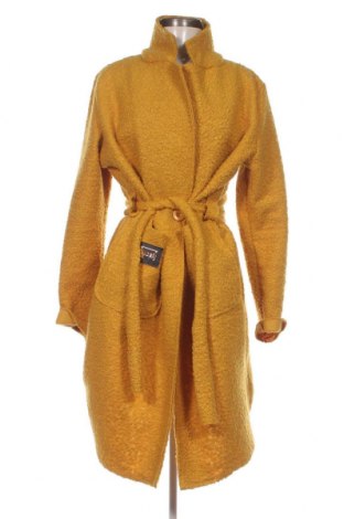 Дамско палто Made In Italy, Размер L, Цвят Жълт, Цена 45,16 лв.