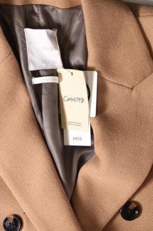 Γυναικείο παλτό Mango, Μέγεθος L, Χρώμα  Μπέζ, Τιμή 68,75 €