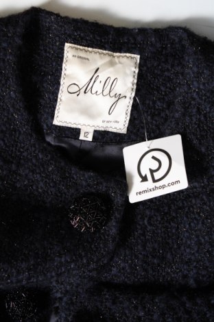 Γυναικείο παλτό Milly, Μέγεθος L, Χρώμα Μπλέ, Τιμή 209,78 €