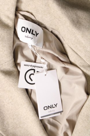 Γυναικείο παλτό ONLY, Μέγεθος XS, Χρώμα  Μπέζ, Τιμή 37,71 €