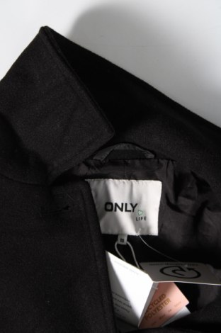 Γυναικείο παλτό ONLY, Μέγεθος M, Χρώμα Μαύρο, Τιμή 39,63 €