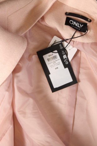 Γυναικείο παλτό ONLY, Μέγεθος XXS, Χρώμα Ρόζ , Τιμή 25,05 €