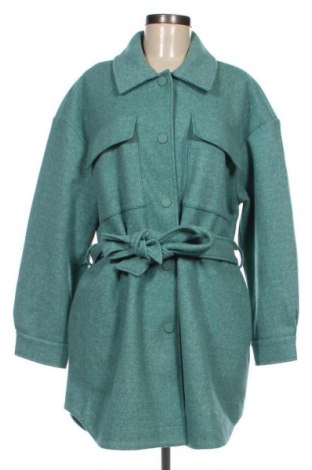 Γυναικείο παλτό ONLY, Μέγεθος L, Χρώμα Πράσινο, Τιμή 34,52 €