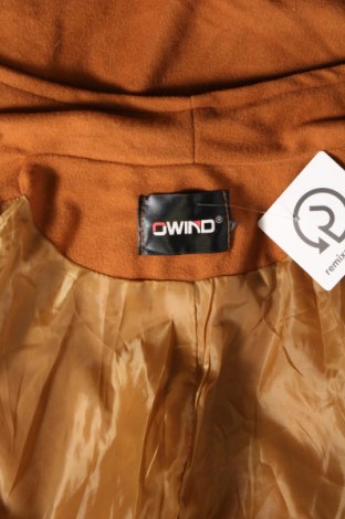 Дамско палто Owind, Размер M, Цвят Оранжев, Цена 66,34 лв.
