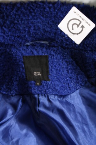 Dámsky kabát  River Island, Veľkosť M, Farba Modrá, Cena  47,63 €