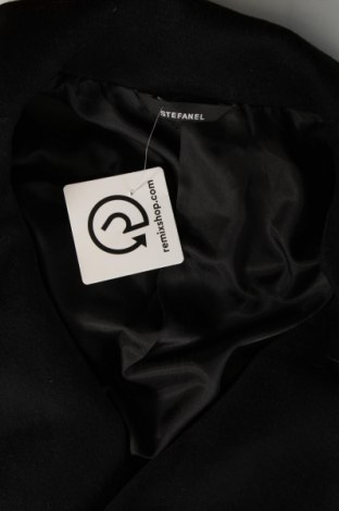 Γυναικείο παλτό Stefanel, Μέγεθος L, Χρώμα Μαύρο, Τιμή 44,91 €