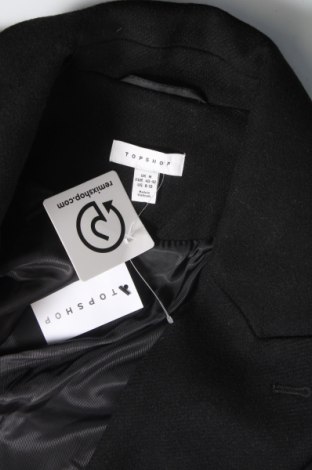 Γυναικείο παλτό Topshop, Μέγεθος M, Χρώμα Μαύρο, Τιμή 66,61 €