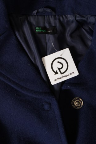 Dámsky kabát  United Colors Of Benetton, Veľkosť S, Farba Modrá, Cena  22,08 €