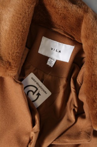 Дамско палто VILA, Размер S, Цвят Кафяв, Цена 76,88 лв.