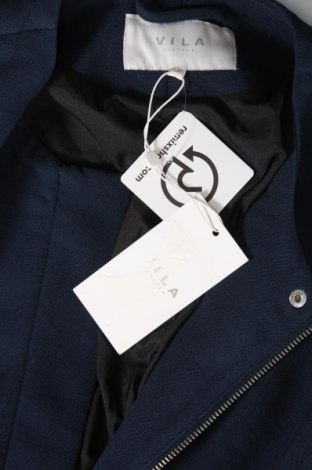 Дамско палто VILA, Размер XS, Цвят Син, Цена 92,99 лв.