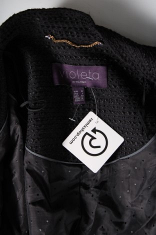 Dámsky kabát  Violeta by Mango, Veľkosť XL, Farba Čierna, Cena  26,28 €