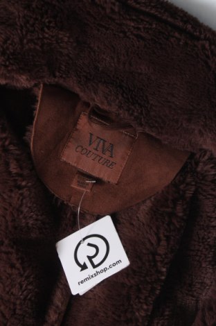 Дамско палто Viva, Размер M, Цвят Кафяв, Цена 63,13 лв.