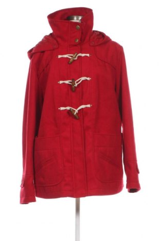 Дамско палто Yessica, Размер XXL, Цвят Червен, Цена 53,50 лв.