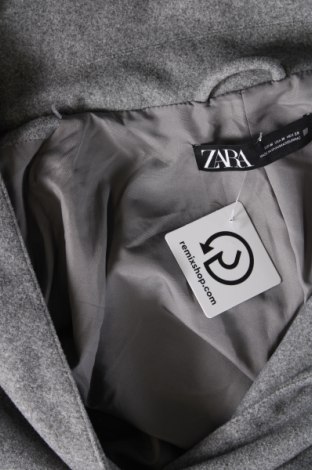 Palton de femei Zara, Mărime M, Culoare Gri, Preț 104,08 Lei