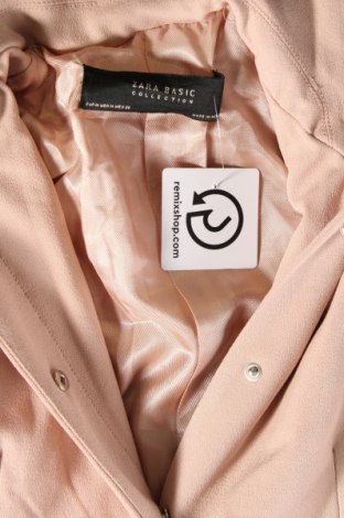 Дамско палто Zara, Размер M, Цвят Бежов, Цена 18,15 лв.