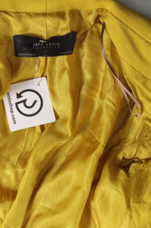 Γυναικείο παλτό Zara, Μέγεθος XS, Χρώμα Κίτρινο, Τιμή 19,12 €