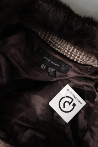 Дамско палто Zara, Размер M, Цвят Кафяв, Цена 68,00 лв.